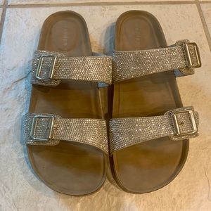 Madden Girl rhinestone sandals